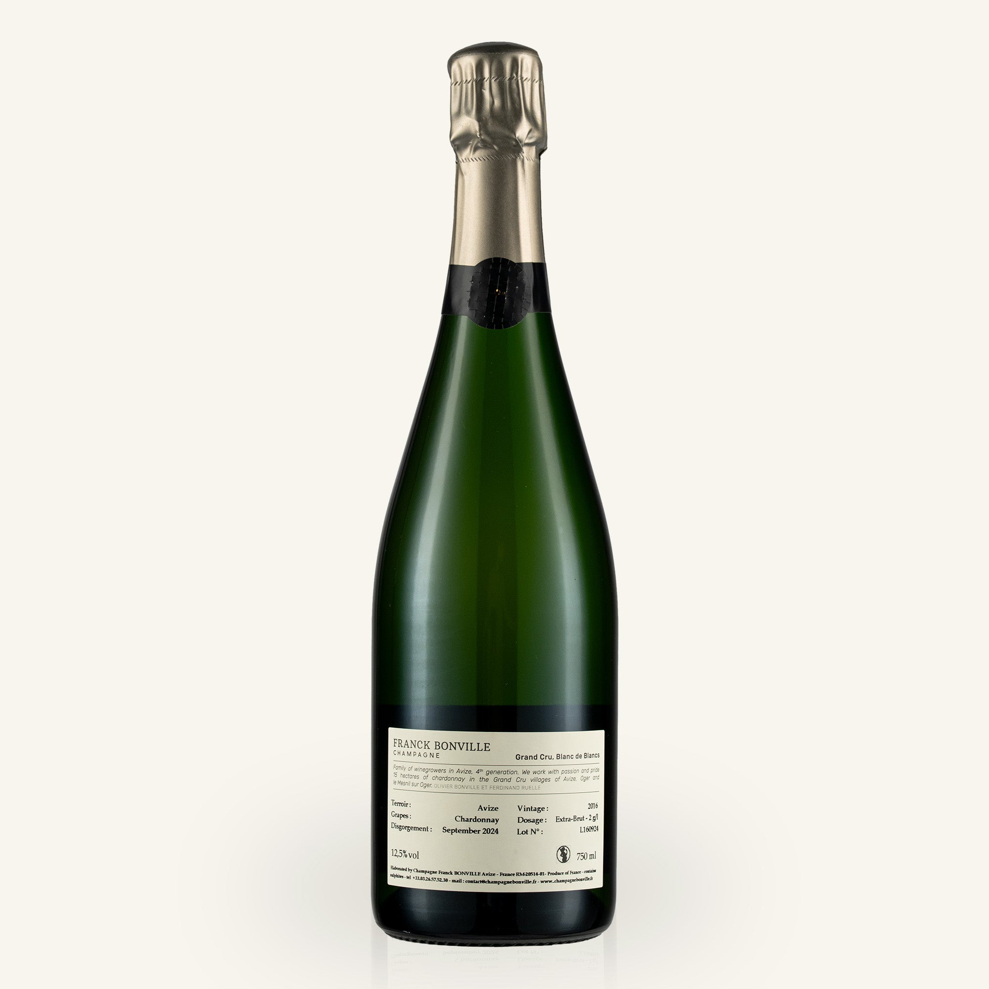 Millésime 2016 Grand Cru Blanc de Blancs