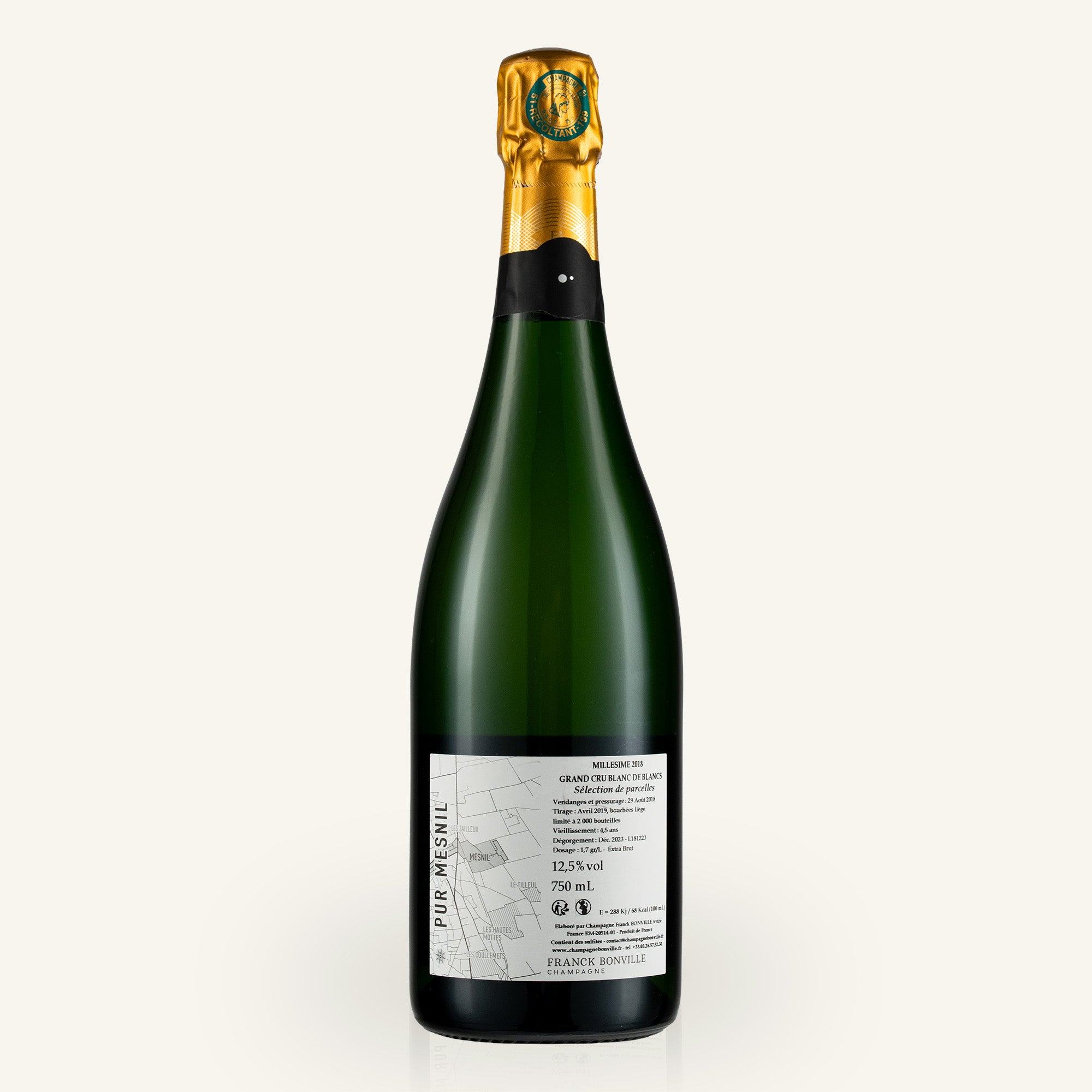 “Pur Mesnil” 2018 Grand Cru Blanc de Blancs