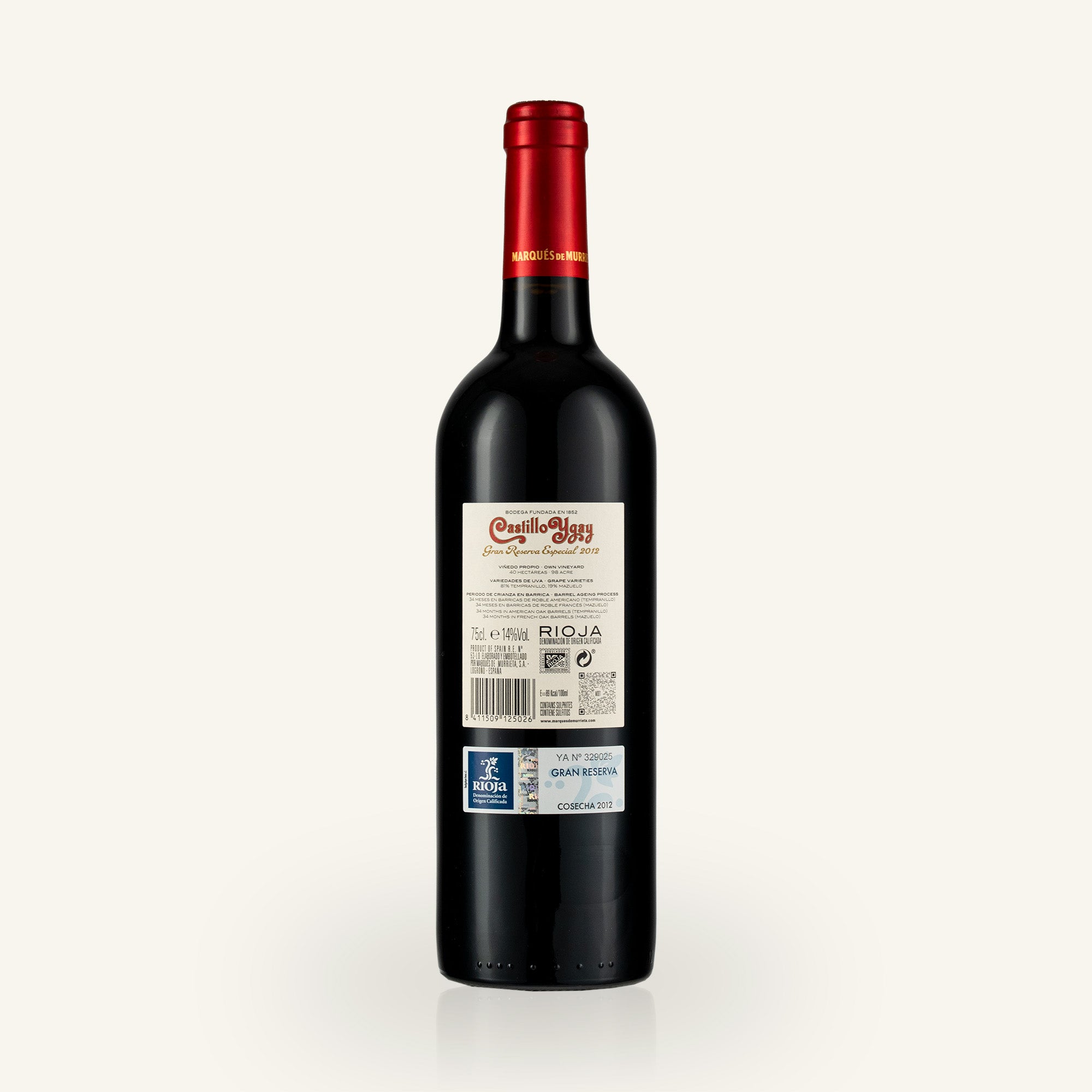 Castillo Ygay Gran Reserva Especial 2012