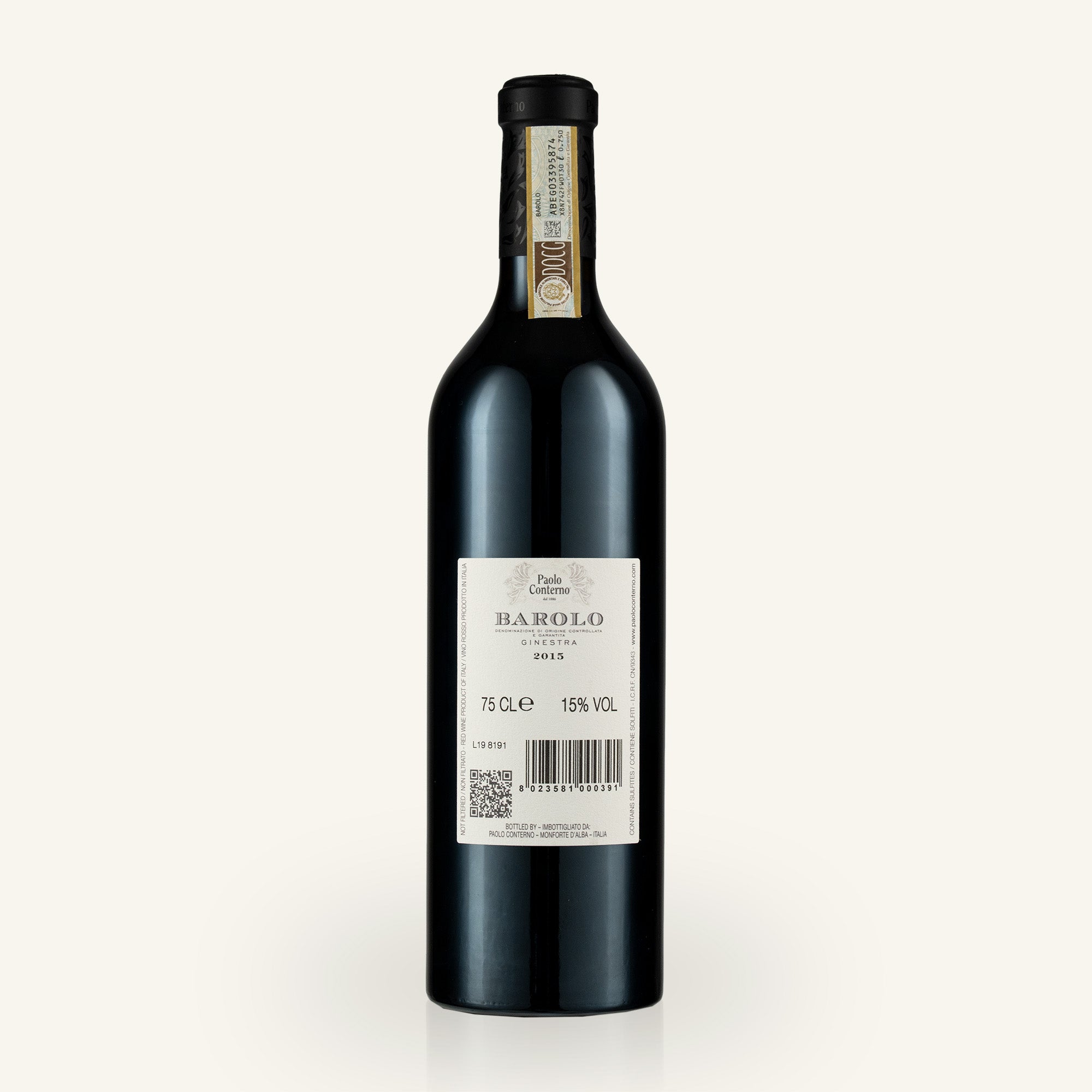 Barolo “Ginestra” 2015