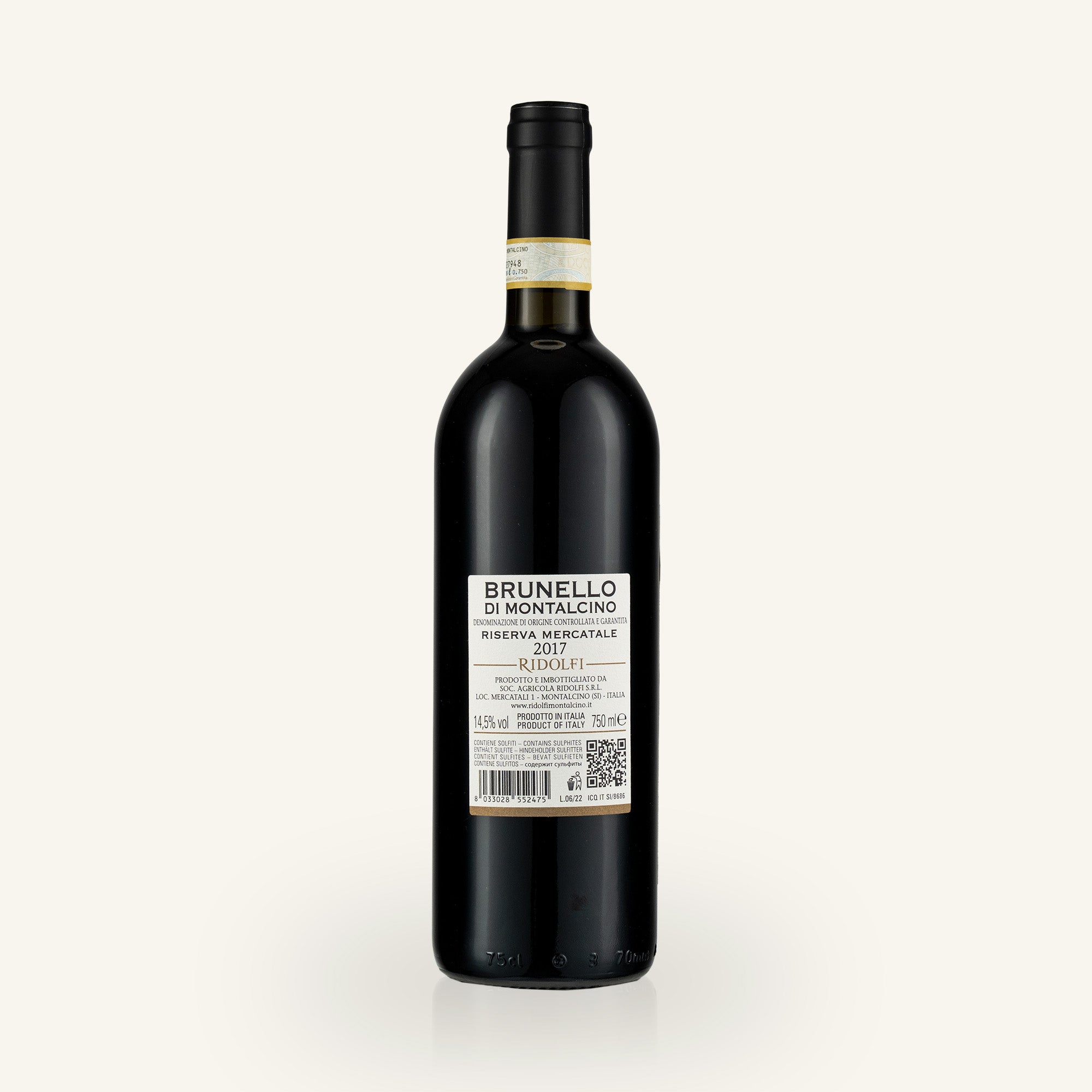 Brunello di Montalcino Riserva “Mercatale” 2017